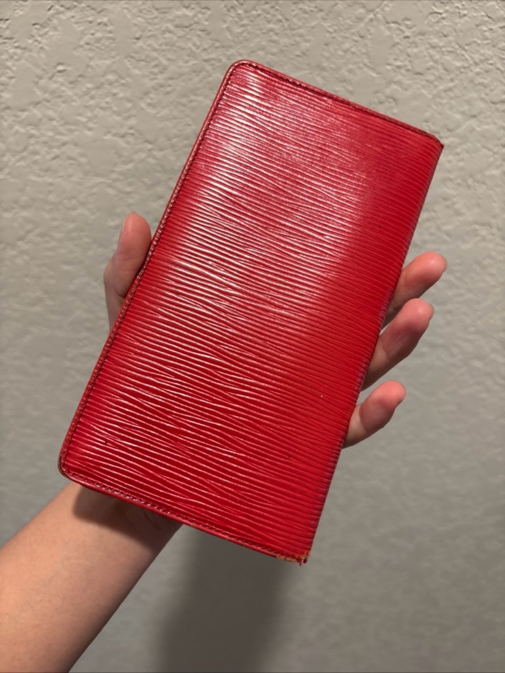 Louis Vuitton Malletier Long Bifold Wallet Red Epi Leather - Picture 8 of 15